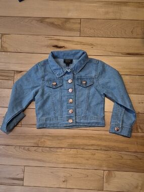 Girls' Size 4 Picapino Light Blue Denim Jacket